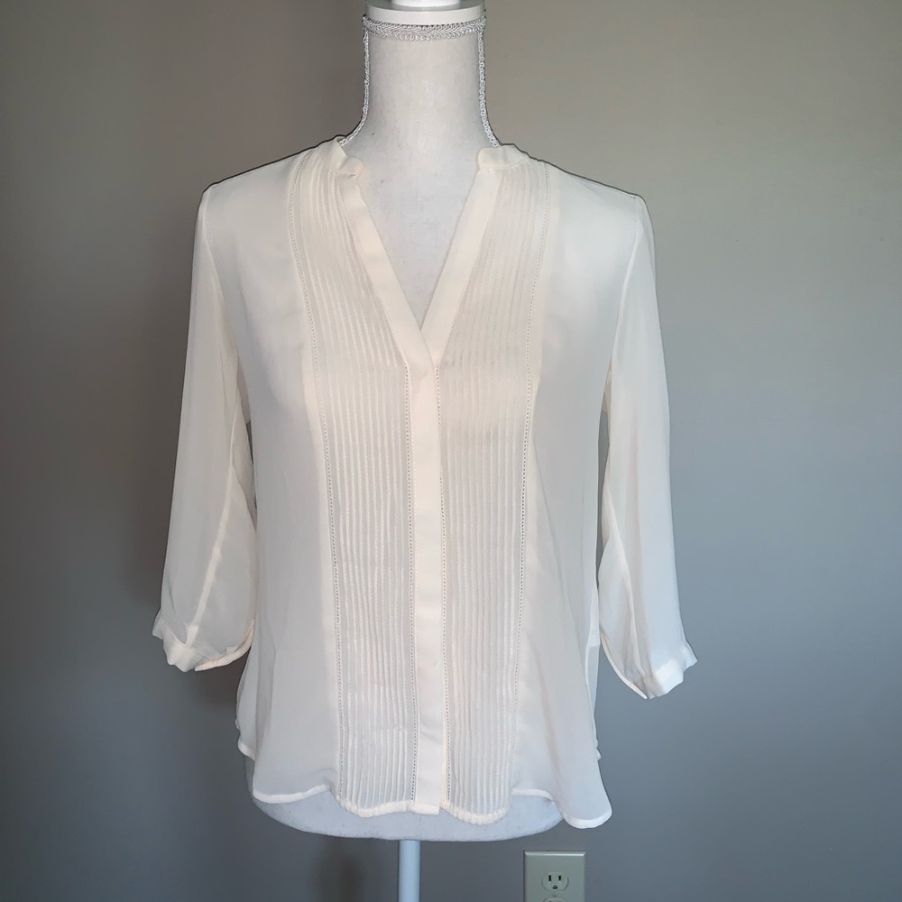Cream blouse